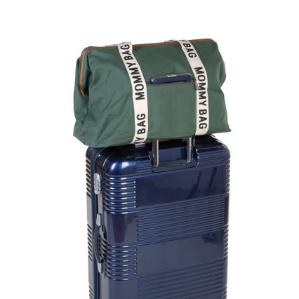 Childhome - Mähkmekott MOMMY BAG roheline