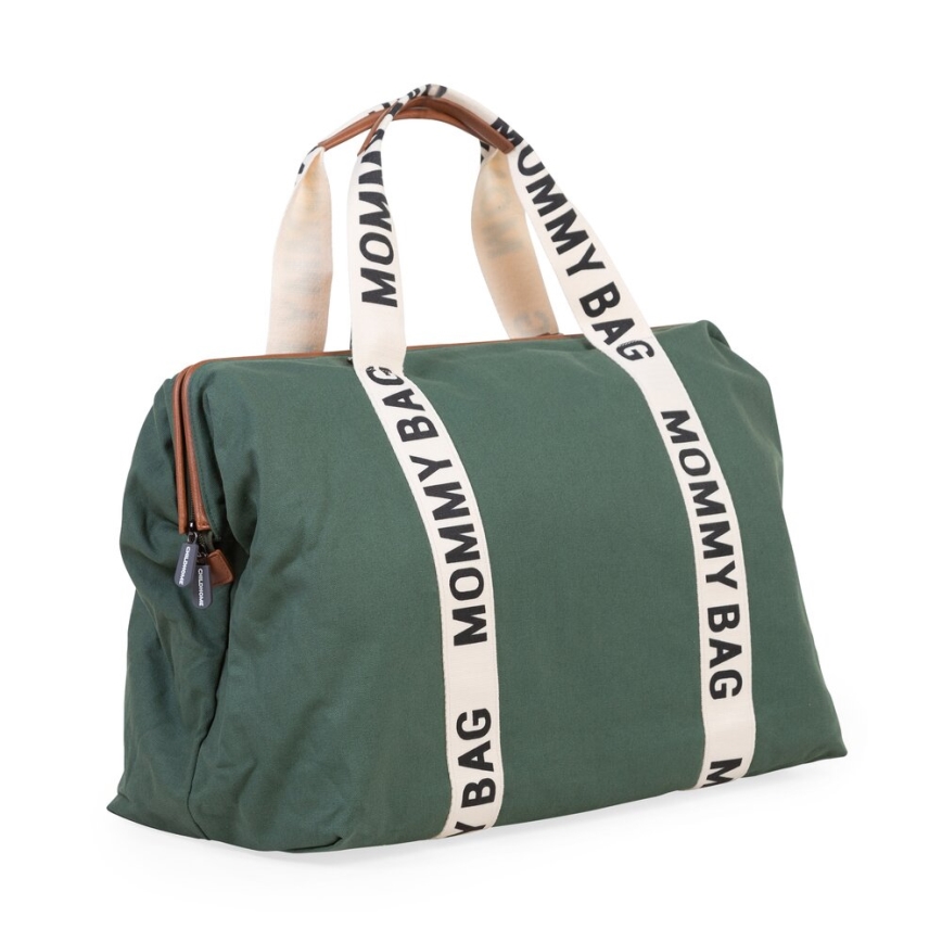 Childhome - Mähkmekott MOMMY BAG roheline