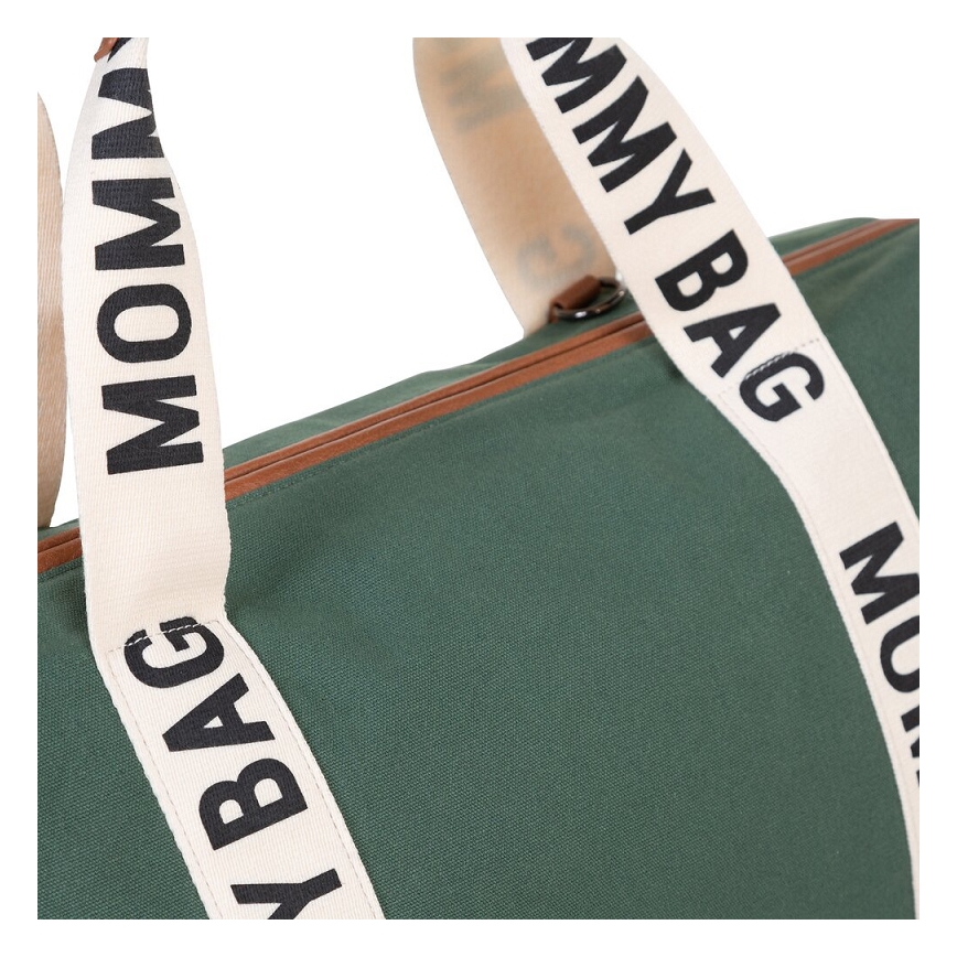 Childhome - Mähkmekott MOMMY BAG roheline