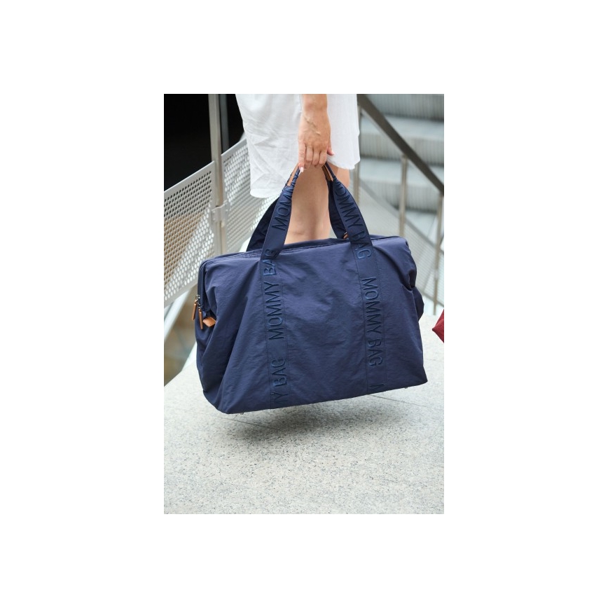 Childhome - Mähkmekott MOMMY BAG sinine