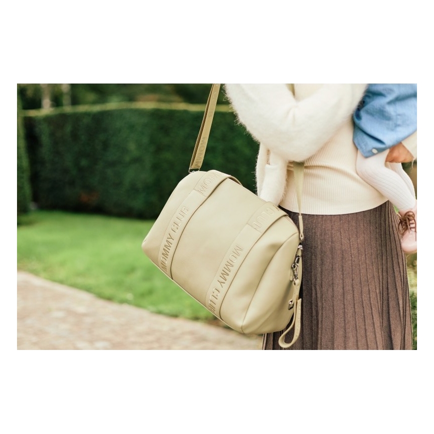 Childhome - Mähkmekott MOMMY CLUB LEATHER beež