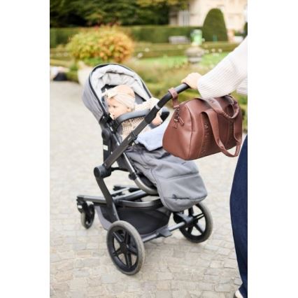 Childhome - Mähkmekott MOMMY CLUB LEATHER pruun