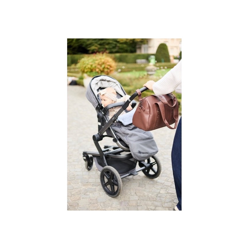 Childhome - Mähkmekott MOMMY CLUB LEATHER pruun
