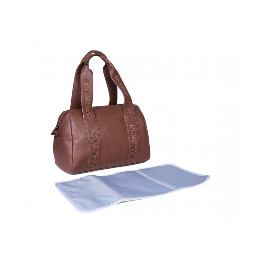 Childhome - Mähkmekott MOMMY CLUB LEATHER pruun