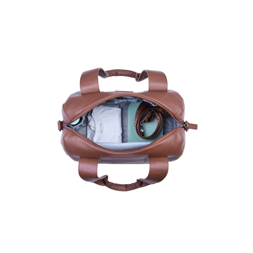 Childhome - Mähkmekott MOMMY CLUB LEATHER pruun
