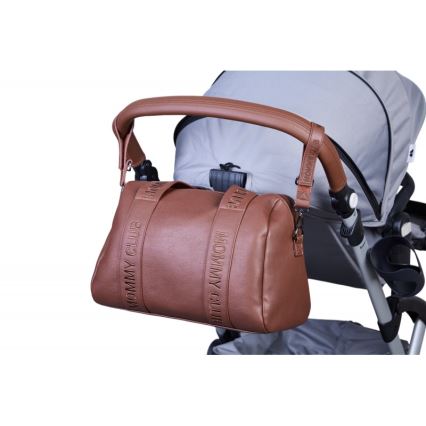 Childhome - Mähkmekott MOMMY CLUB LEATHER pruun