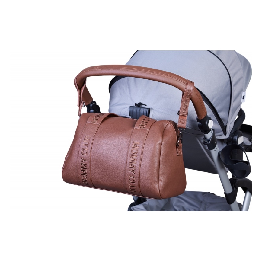 Childhome - Mähkmekott MOMMY CLUB LEATHER pruun