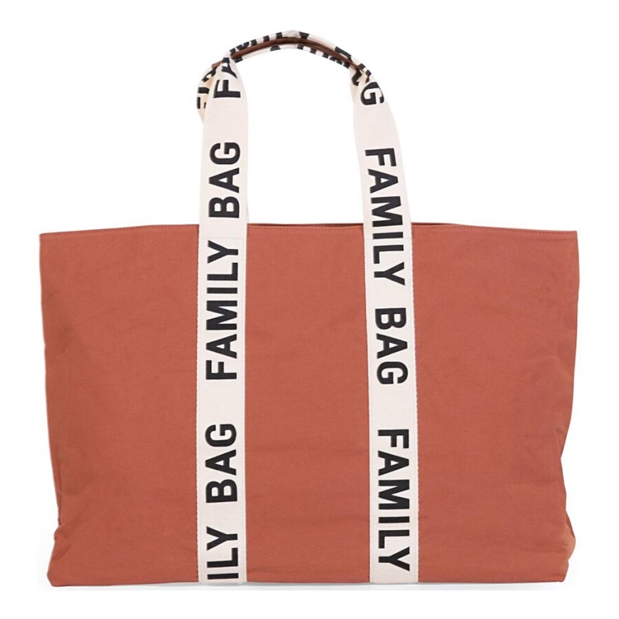 Childhome - Reisikott FAMILY BAG CANVAS oranž