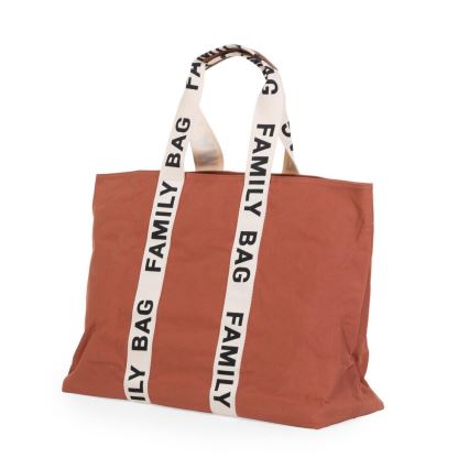 Childhome - Reisikott FAMILY BAG CANVAS oranž