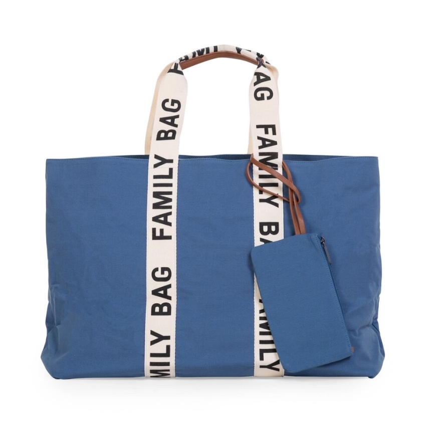 Childhome - Reisikott FAMILY BAG CANVAS sinine
