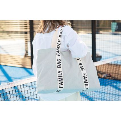 Childhome - Reisikott FAMILY BAG CANVAS valge
