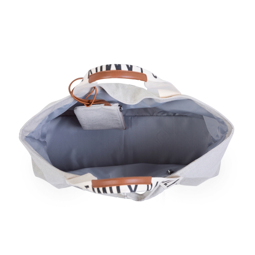Childhome - Reisikott FAMILY BAG CANVAS valge
