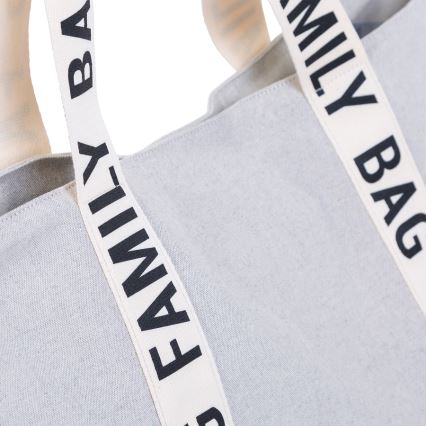 Childhome - Reisikott FAMILY BAG CANVAS valge