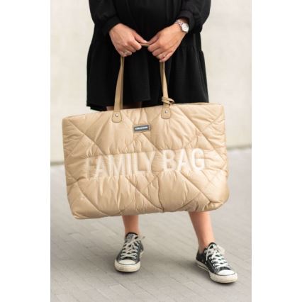 Childhome - Reisikott FAMILY BAG PUFFERED kreemikas