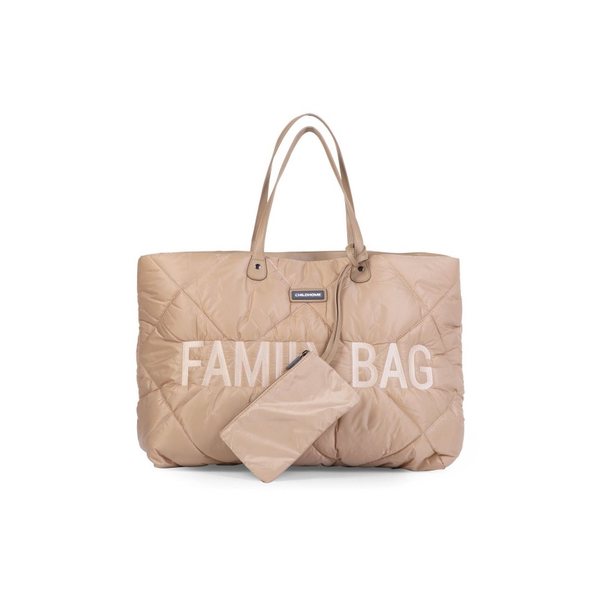 Childhome - Reisikott FAMILY BAG PUFFERED kreemikas