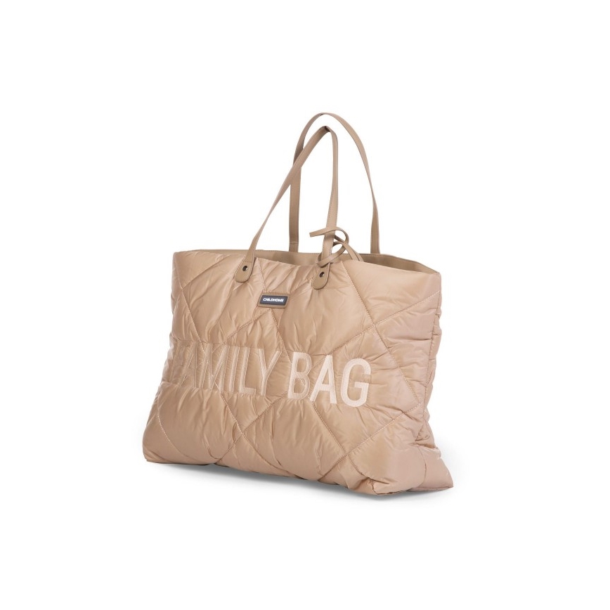 Childhome - Reisikott FAMILY BAG PUFFERED kreemikas