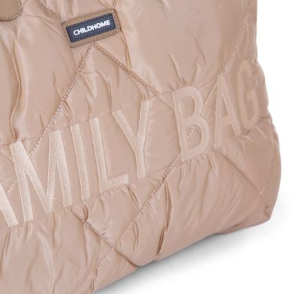 Childhome - Reisikott FAMILY BAG PUFFERED kreemikas