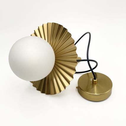 CHITA ripplamp traadiga 1xG9/5W/230V, kuldne