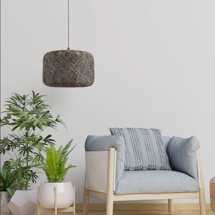 CLEA ripplamp kaabliga 1xE27/20W/230V, läbimõõt 30 cm, antratsiit