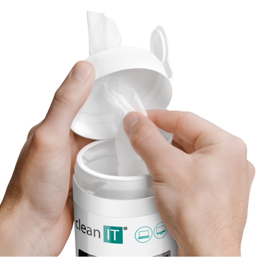 CLEAN IT CL-141 - Märjad ekraani puhastuslapid 100 tk