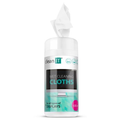 CLEAN IT CL-141 - Märjad ekraani puhastuslapid 100 tk