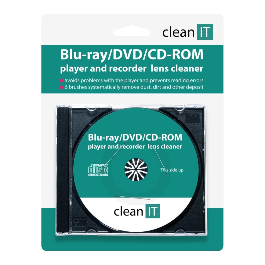 CLEAN IT CL-320 - Puhastav CD Blu-ray/DVD/CD-ROM mängijatele