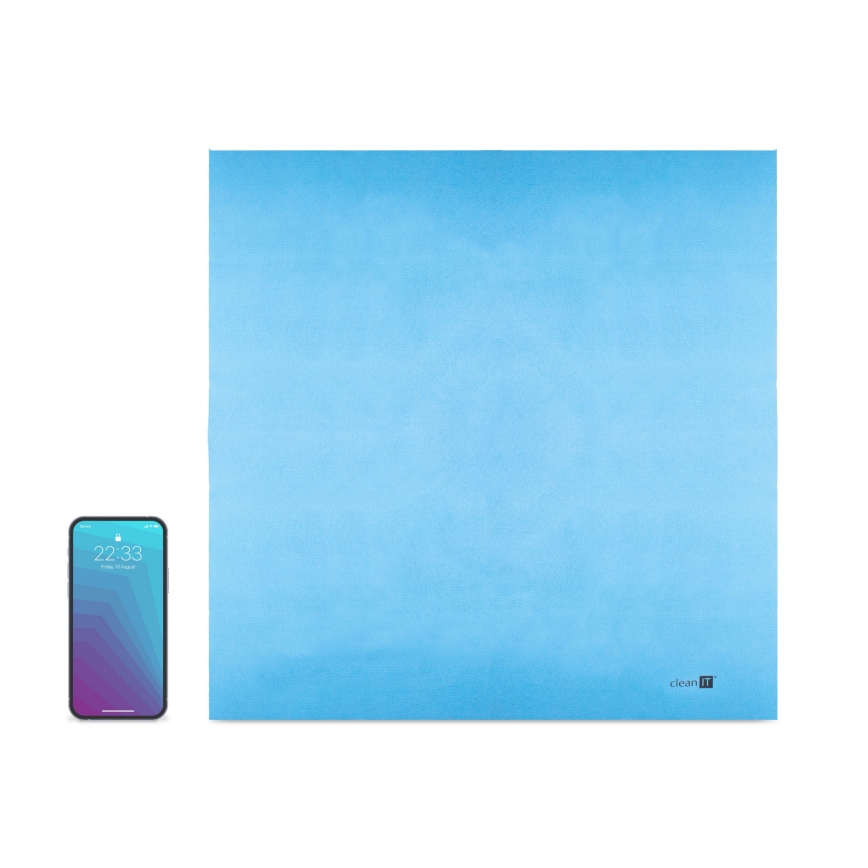 CLEAN IT CL-700 - Mikrofiiber puhastuslapp 40x42 cm sinine