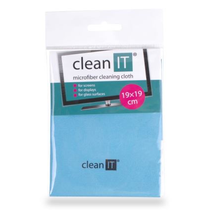 CLEAN IT CL-710 - Mikrofiiber puhastuslapp 19x19 cm sinine