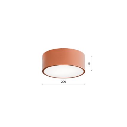 Laelamp CLEO liikumis- ja hämarusanduriga, 1xE27/40W/230V, läbimõõt 20 cm, vaskne