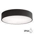 CLEO vannitoa laelamp anduriga 3xE27/24W/230V, läbimõõt 40 cm, must, IP54