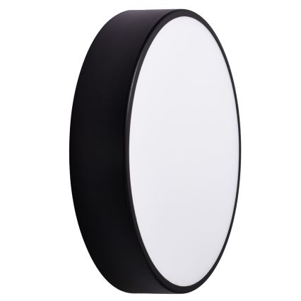 CLEO vannitoa laelamp anduriga 3xE27/24W/230V, läbimõõt 40 cm, must, IP54