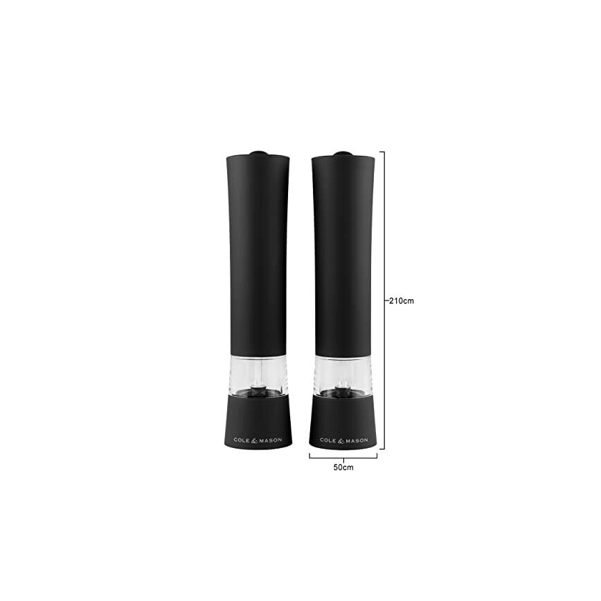 Cole&Mason - Elektrilise soola- ja pipraveski komplekt VICTORIA 6xAAA 2 tk 21 cm
