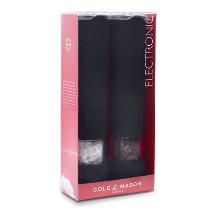 Cole&Mason - Elektrilise soola- ja pipraveski komplekt VICTORIA 6xAAA 2 tk 21 cm