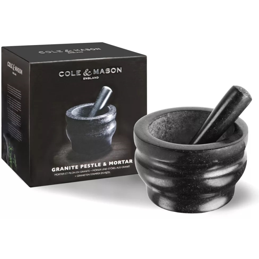 Cole&Mason - Graniituhmer nuiaga  GRANITE d. 18 cm graniit/must
