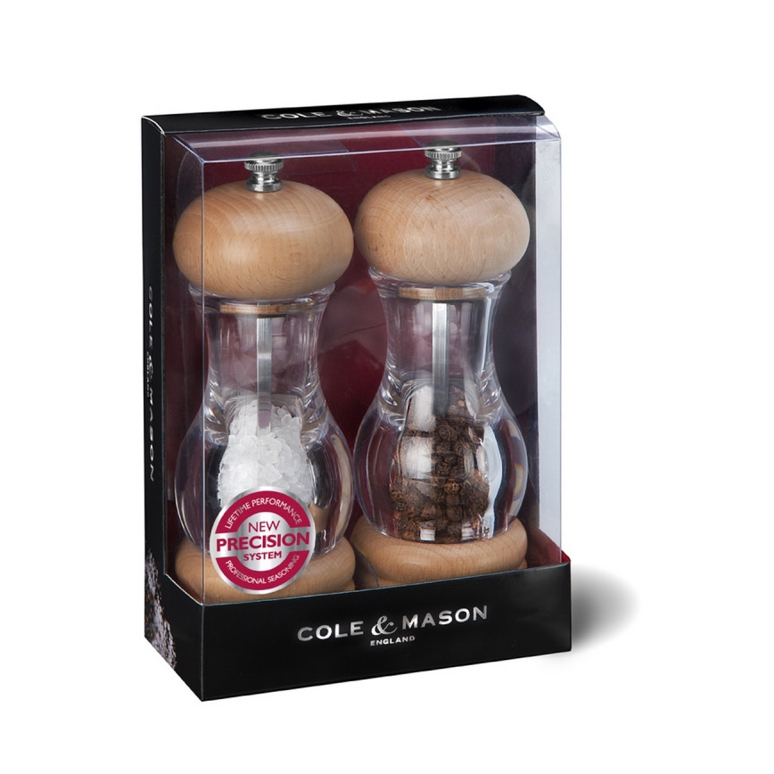 Cole&Mason - Soola- ja pipraveski komplekt BEECH 2 tk pöök 16,5 cm