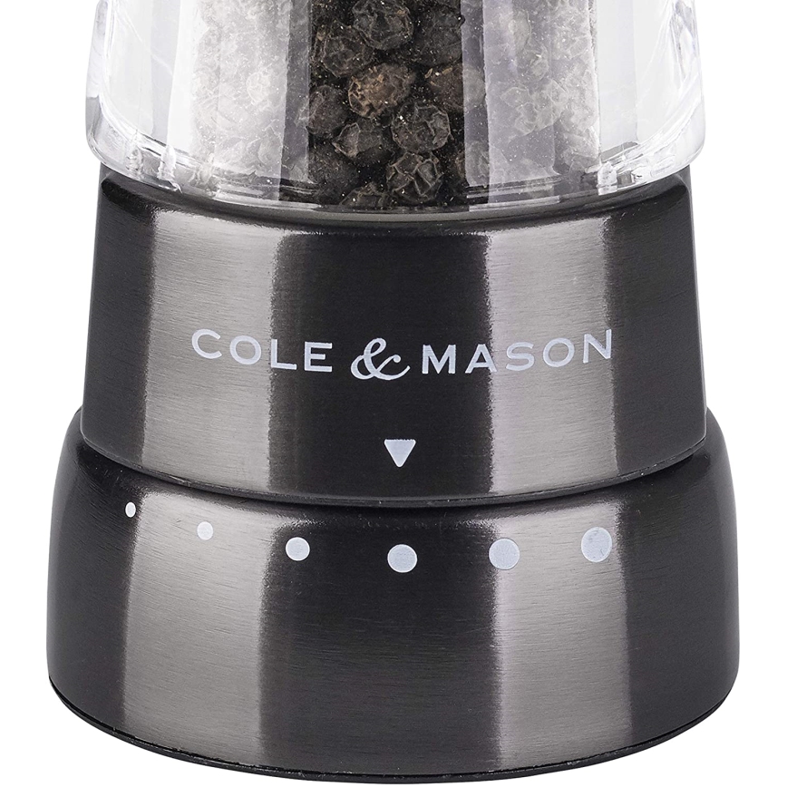 Cole&Mason - Soola- ja pipraveski komplekt DERWENT 2 tk 19 cm antratsiit