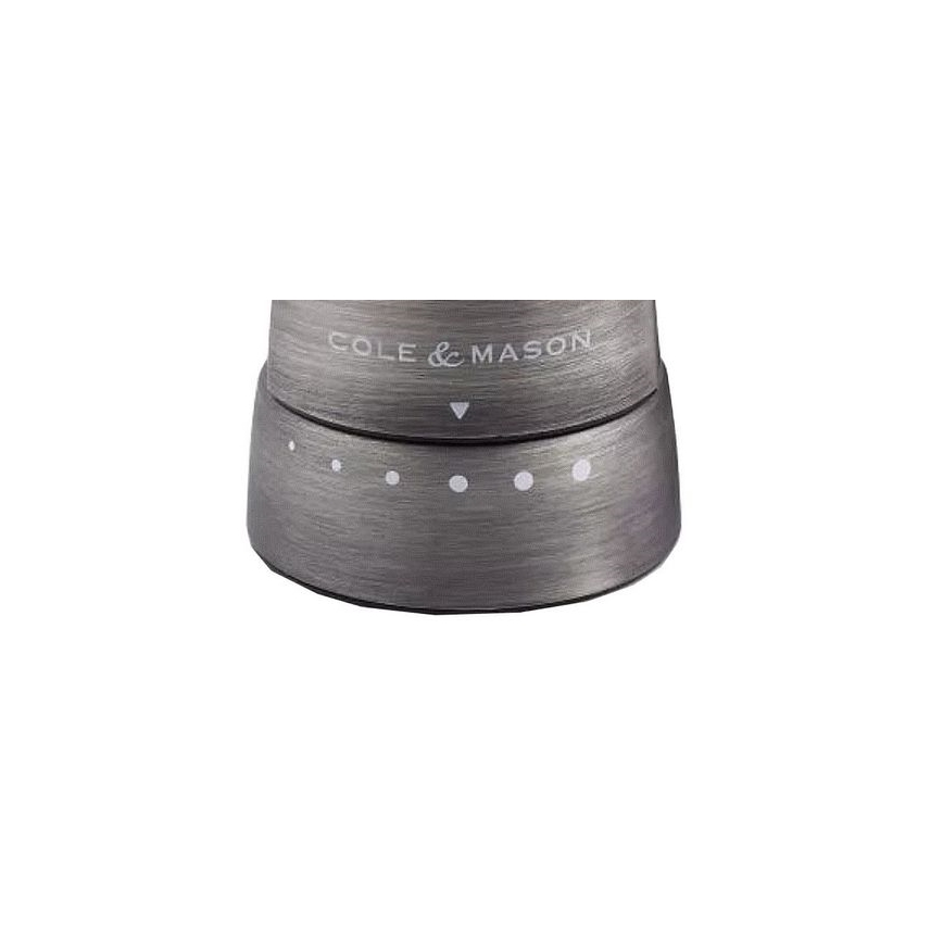 Cole&Mason - Soola- ja pipraveski komplekt DERWENT 2 tk 19 cm matt kroom