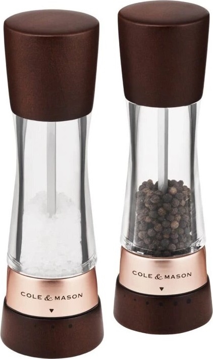 Cole&Mason - Soola- ja pipraveski komplekt DERWENT 2 tk 19 cm pöök/pruun