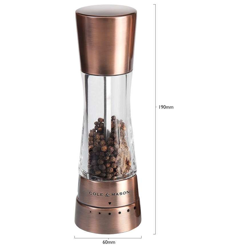 Cole&Mason - Soola- ja pipraveski komplekt DERWENT 2 tk 19 cm vask