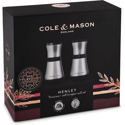 Cole&Mason - Soola- ja pipraveski komplekt HENLEY 2 tk 13,5 cm