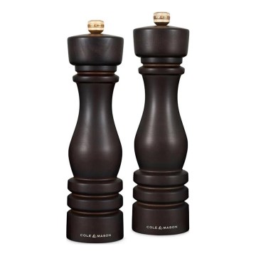 Cole&Mason - Soola- ja pipraveski komplekt LONDON 2 tk 22 cm pöök/pruun