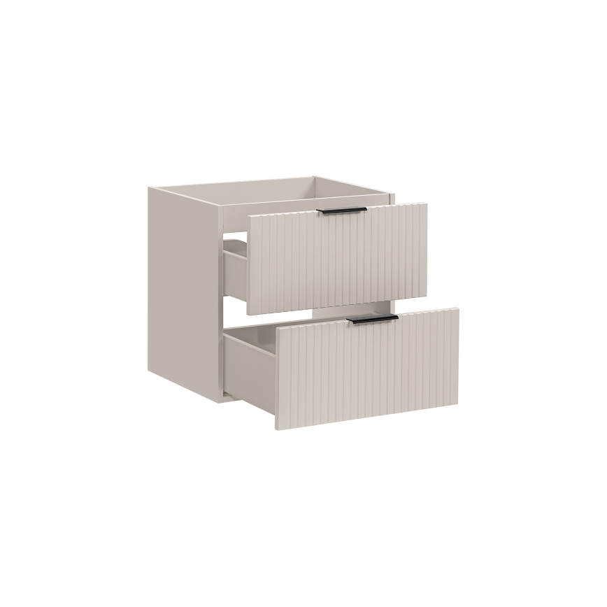 COMAD ADEL CASHMERE 82-60-2S - Valamu alla paigaldatav vannitoakapp ADEL, beež