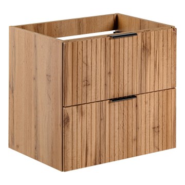 COMAD ADEL OAK 82-60-B-2S - Valamu alla paigaldatav vannitoakapp ADEL 57x60,2 cm, tamm