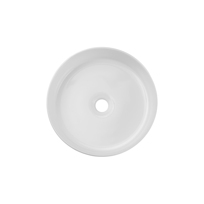 COMAD BEYOND 2 VALGE ( E-6565 ) - Valamu töötasapinnale BEYOND d. 36 cm keraamika/läikiv valge