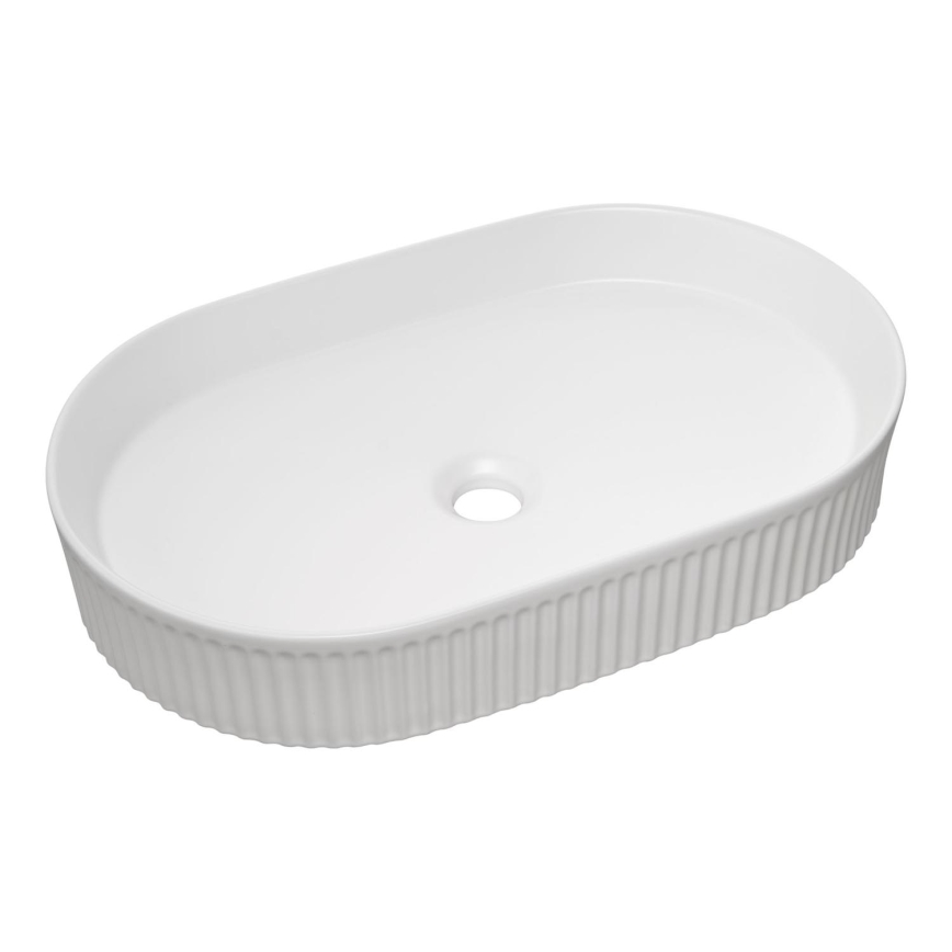 COMAD BEYOND 3 VALGE ( E-6531 ) - Kraanikauss töötasapinnale BEYOND 56x36 cm keeramika/läikiv valge