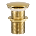 COMAD CLICK-CLACK T201G-3 - Valamu äravoolupesa CLICK-CLACK d. 7 cm läikiv kuldne