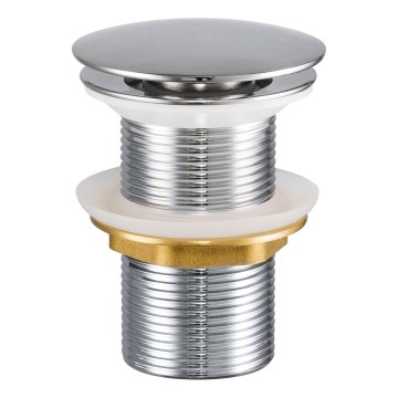 COMAD CLICK-CLACK T201L-3 - Valamu äravoolupesa CLICK-CLACK d. 7 cm läikiv kroom