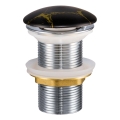 COMAD CLICK-CLACK T201M-B12-3 - Valamu äravoolupesa CLICK-CLACK d. 7 cm matt must