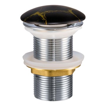 COMAD CLICK-CLACK T201M-B12-3 - Valamu äravoolupesa CLICK-CLACK d. 7 cm matt must