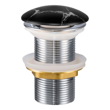 COMAD CLICK-CLACK T201M-B2-3 - Valamu äravoolupesa CLICK-CLACK d. 7 cm matt must